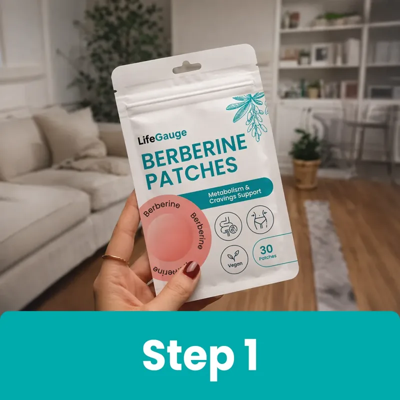 Step 1: pick a clean dry area of skin